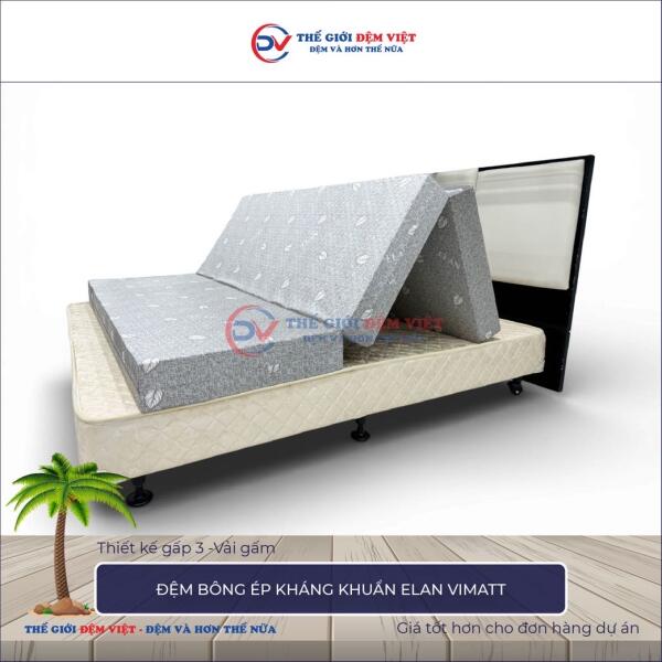 Đệm bông ép Elan Vimatt gấp 3